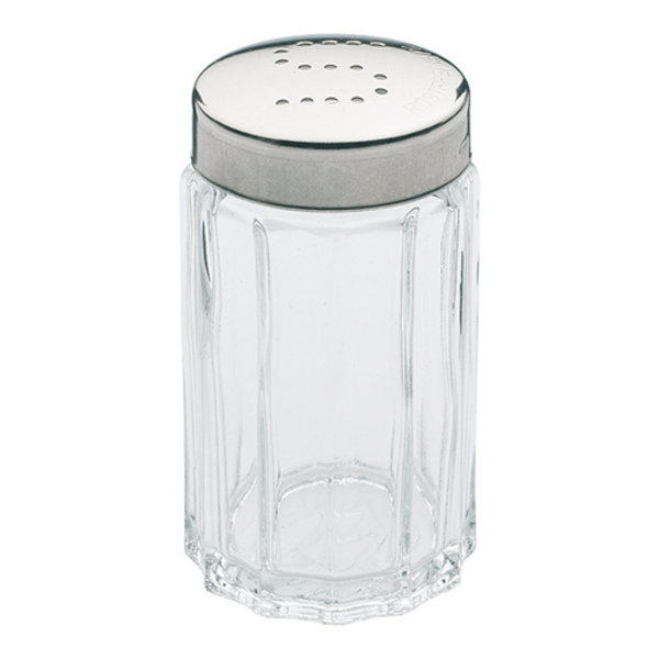 Peperstrooier | RVS/Glas | 70(h)mm