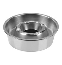 EMGA Terras Asbak | RVS | Ø140x43(h)mm 