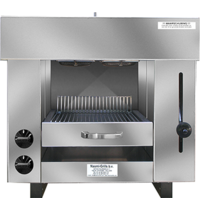 Naomi Grills Pita-Oven met waterverdampingssysteem | 5,40kW/h | 2 infrarood gasbranders | 650x430x600(h)mm