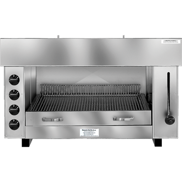 Pita-Oven | Waterverdampingssysteem | 10.8kW | 4 Infrarood Gasbranders | 960x430x600(h)mm