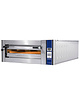 Mastro Pizza oven elektrisch | 1x9 Ø350mm | 12,6kW/h | 1 kamer met vuurvaste stenen | 1510x1420x430(h)mm 