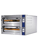 Mastro Pizza oven elektrisch  | 9+9 35Øcm  | 2  kamers met vuurvaste stenen  | 25,2kW/h | 1510x1420x780(h)mm 