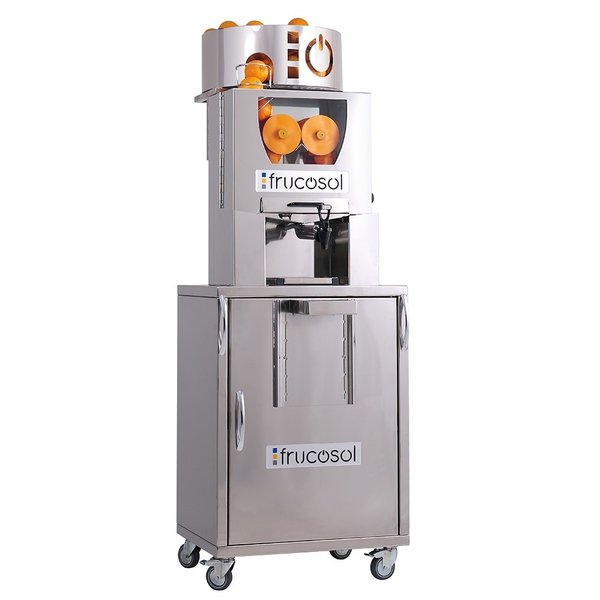 Vruchtenpers + Onderstel | Self Service | 20-25/Min. (Ø80mm) | Automatische Vulling | Kunststof Zelfbedieningstap | 580x750x1620(h)mm