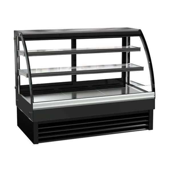 Koelvitrine | 298L | Zwart | +2°C/+8°C | 3 Schappen | 1500x680x1200(h)mm