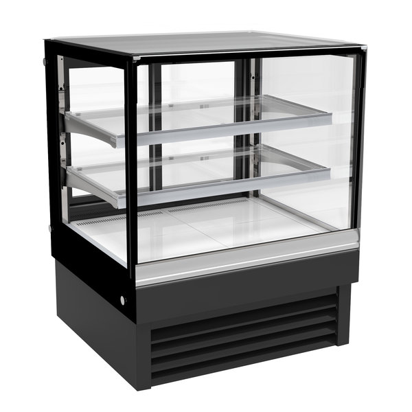 Koelvitrine | 190L | Zwart | +2°C/+8°C | 3 Niveaus | 900x680x1200(h)mm