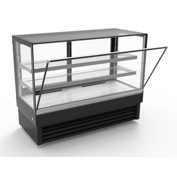 Koelvitrine | 324L | Zwart | +2°C/+8°C | 3 Schappen | 1500x680x1200(h)mm