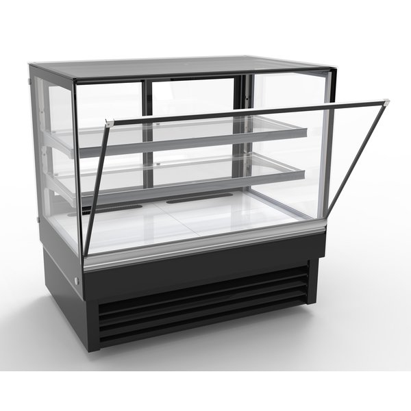 Koelvitrine | 257L | Zwart | +2°C/+8°C | 3 Niveaus | 1200x680x1200(h)mm