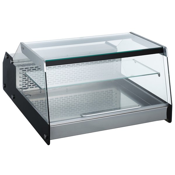 Koelvitrine | 128L | Zwart/Grijs | +2°C/+12°C | 2 Niveaus | 685x874x419(h)mm