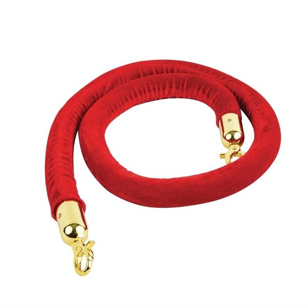 Afzetkoord | Messing uiteinden | 150(l) x 3,2(Ø)cm