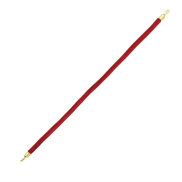 Afzetkoord | Messing uiteinden | 150(l) x 3,2(Ø)cm