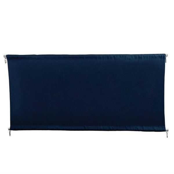 Afzetdoek Canvas Donkerblauw | 100% polyester | 70(h) x 143(b) x 2(d)cm