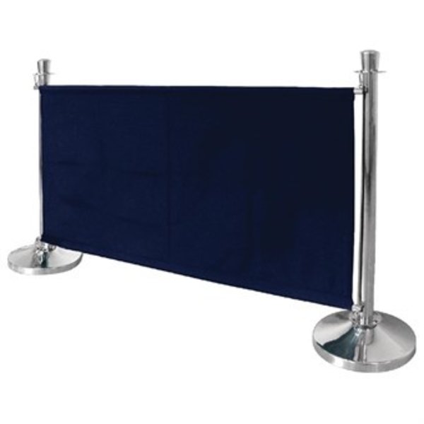 Afzetdoek Canvas Donkerblauw | 100% polyester | 70(h) x 143(b) x 2(d)cm