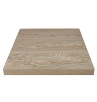 Bolero Tafelblad vierkant antique natura voorgeboord | 700x700x48(h)mm