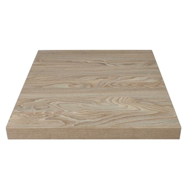 Tafelblad | Houtlook (Antique Natural) | Indoor | Voorgeboord | 700x700x48(h)mm