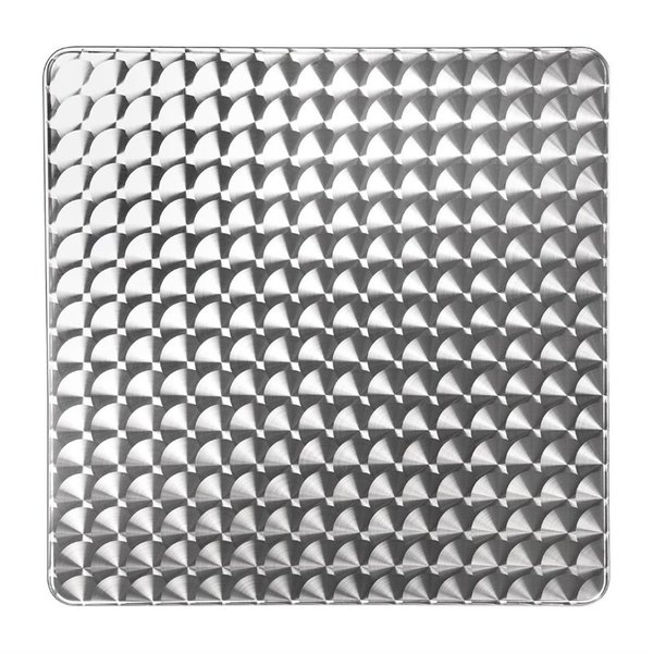 Inklapbare Tafel | RVS/Aluminium | RVS Blad | Aluminium Frame | In-/Outdoor | 600x600x720(h)mm