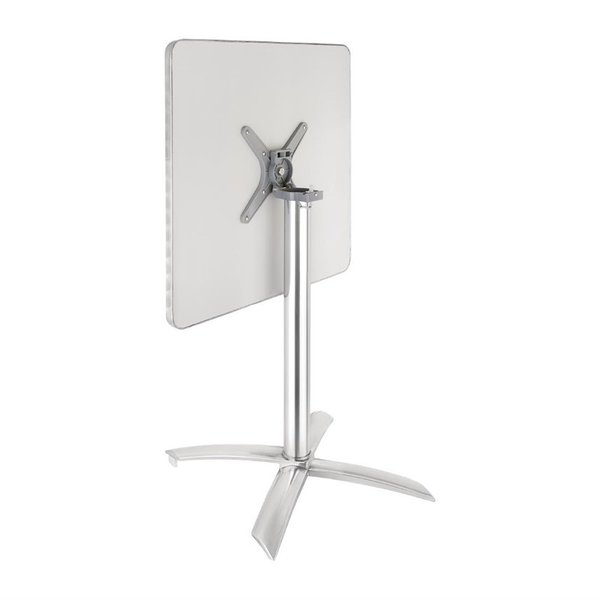 Inklapbare Tafel | RVS/Aluminium | RVS Blad | Aluminium Frame | In-/Outdoor | 600x600x720(h)mm