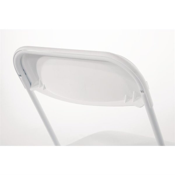 Opklapbare Stoelen | Kunststof/Staal | White | In-/Outdoor | Stapelbaar | 10 Stuks | 440x480x800(h)mm