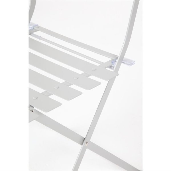 Opklapbare Stoelen | Staal | Grey | In-/Outdoor | 2 Stuks | 387x471x800(h)mm