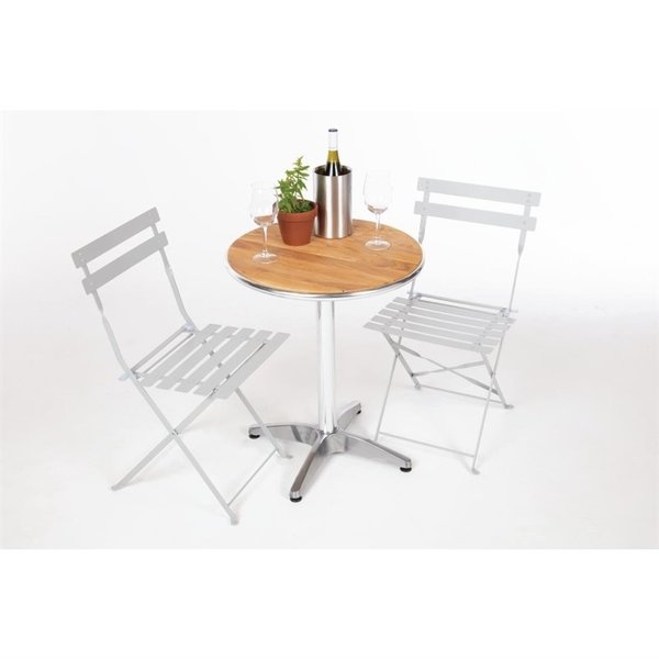 Opklapbare Stoelen | Staal | Grey | In-/Outdoor | 2 Stuks | 387x471x800(h)mm