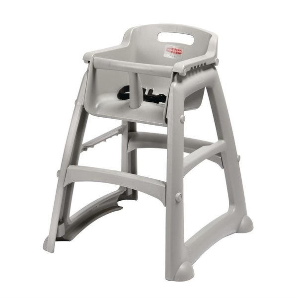 Stevige kinderstoel rubbermaid grijs | Zithoogte 53cm | 597x597x756(h)mm