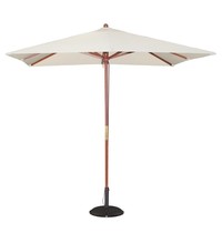 Bolero Parasol creme vierkant 2,5 meter | 2,7(h)x 2,5(Ø)m