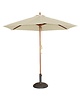 Bolero Parasol creme rond 2,5 meter | 2,37(h) x 2,5(Ø)m 