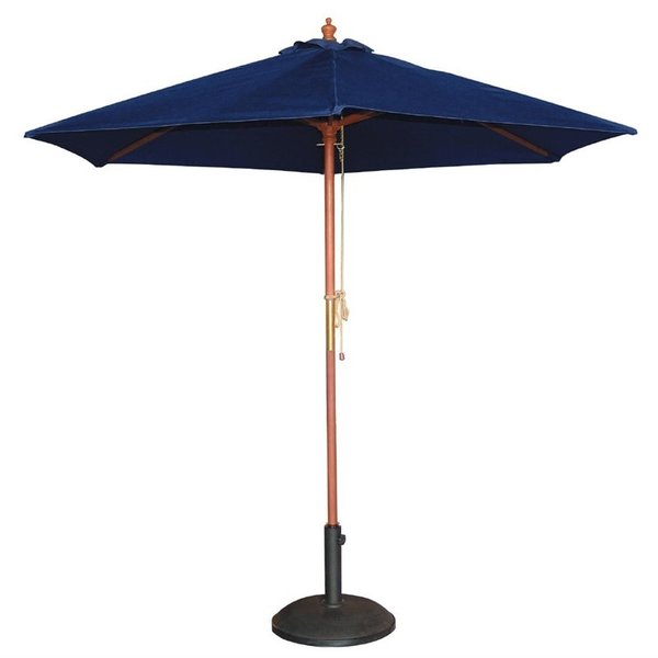 Parasol rond donkerblauw 3 meter