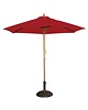 Bolero Parasol rond rood 2,5 meter Bolero Parasol rond rood 2,5 meter