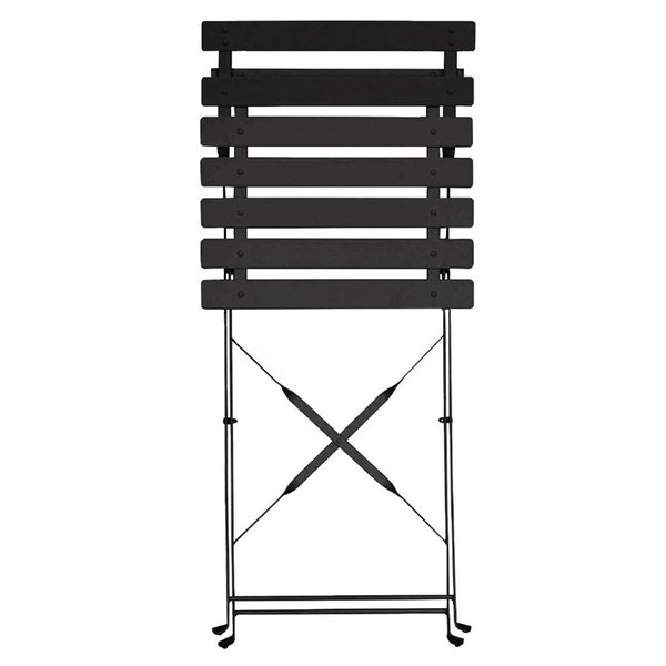 Opklapbare Stoelen | Staal | Black | In-/Outdoor | 2 Stuks | 387x471x800(h)mm