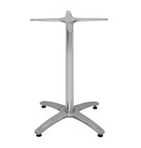 Aluminium tafelonderstel met 4 poten | 650x650x680(h)mm Aluminium tafelonderstel met 4 poten | 650x650x680(h)mm