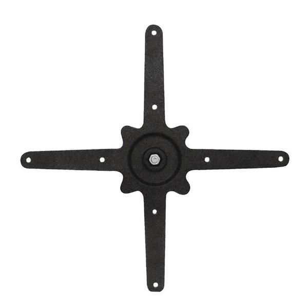 Tafelonderstel | RVS | Geborsteld | 430x430x720(h)mm