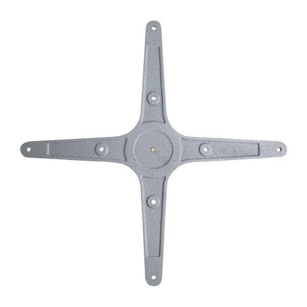 Tafelonderstel | Aluminium | Geborsteld | 660x660x680(h)mm