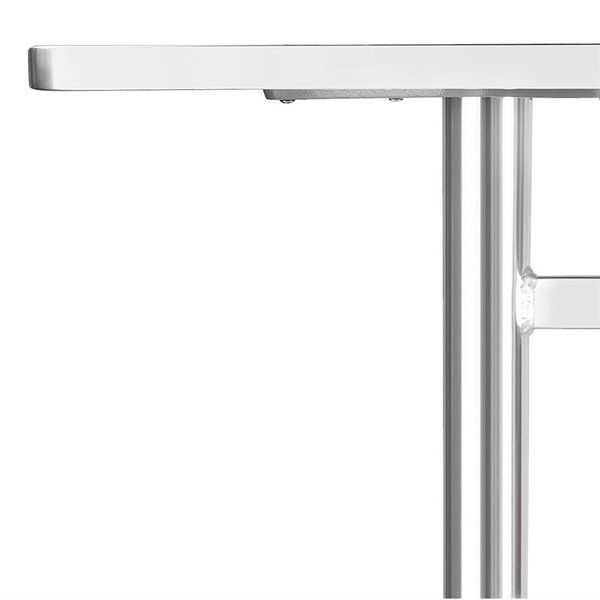 Tafel | RVS/Aluminium | RVS Blad | Aluminium Frame | In-/Outdoor | 1200x600x720(h)mm