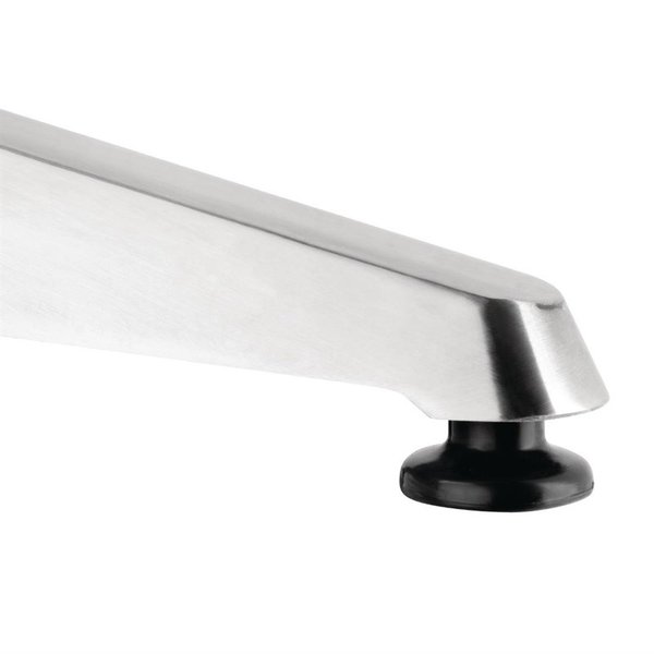 Statafel | RVS/Aluminium | RVS Blad | Aluminium Frame | In-/Outdoor | Ø600x1050(h)mm