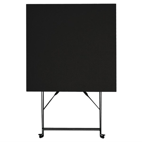 Inklapbare Tafel | Staal | Zwart | In-/Outdoor | 600x600x710(h)mm