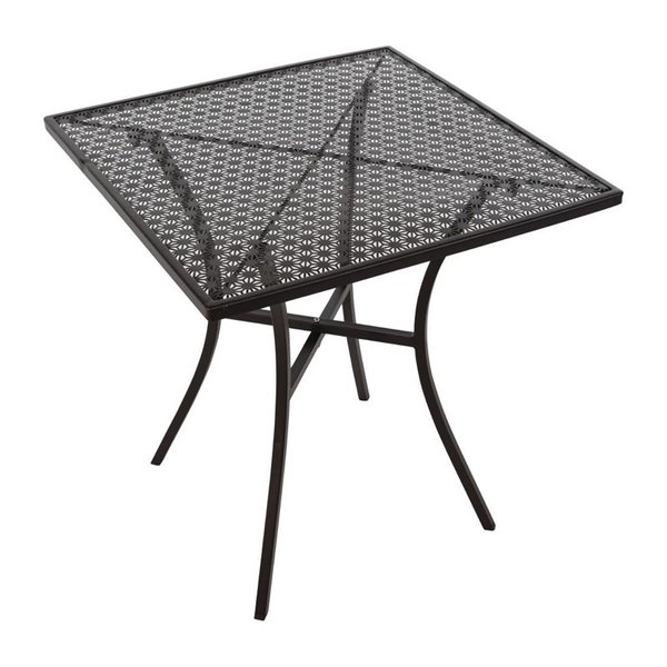 Tafel | Staal | Zwart | In-/Outdoor | 700x700x710(h)mm