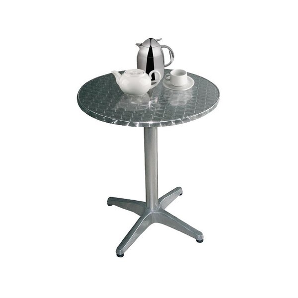 Ronde RVS tafel 80cm 72(h) x 80(Ø)cm Horecagemak