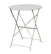 Bolero Ronde stalen opklapbare tafel grijs 59,5cm | 71(h) x 59,5(Ć)cm Bolero Ronde stalen opklapbare tafel grijs 59,5cm | 71(h) x 59,5(Ć)cm