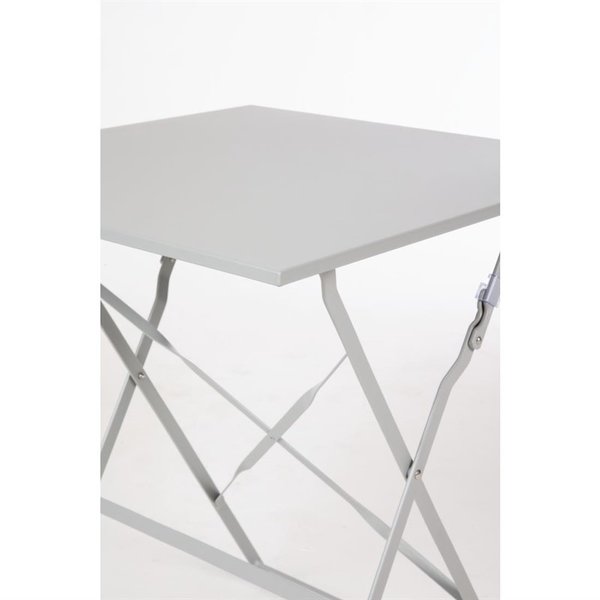 Inklapbare Tafel | Staal | Grijs | In-/Outdoor | 600x600x710(h)mm