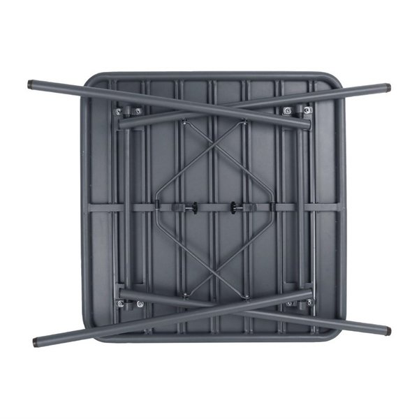Inklapbare Tafel | Staal | Grijs | In-/Outdoor | 700x700x710(h)mm