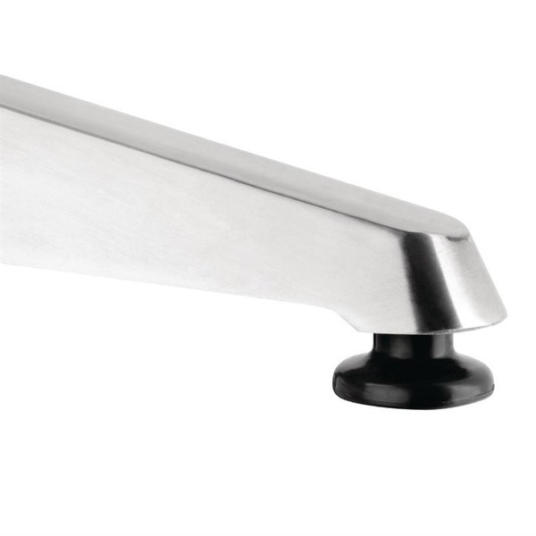 Statafel | Hout/Aluminium | Essenhout Blad | Aluminium Frame | In-/Outdoor | Ø600x1050(h)mm