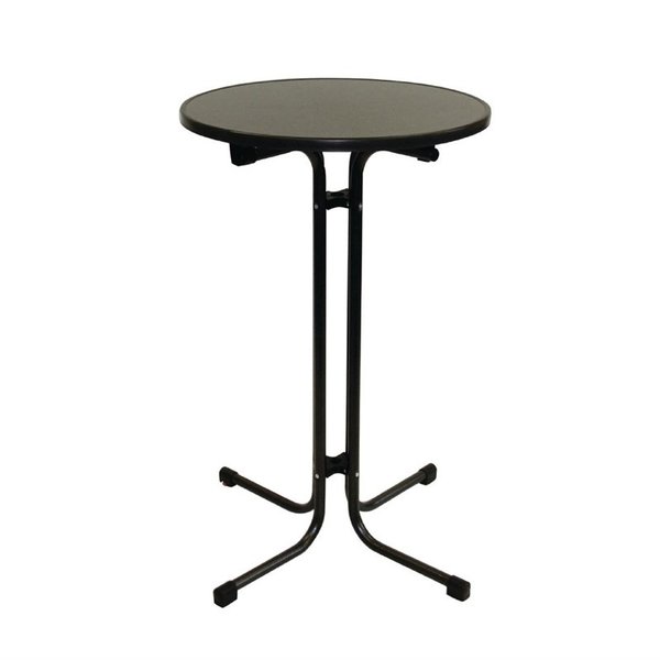 Inklapbare Statafel | MONACO | Hout/Staal | Grijs | Indoor | Ø800x1080(h)mm