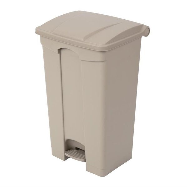 Pedaalemmer | Kunststof (Beige) | 87L | Klapdeksel | 495x400x820(h)mm
