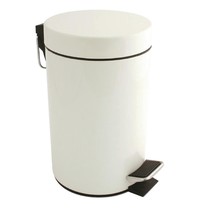 Bolero Pedaalemmer RVS wit 3L | 16,7(h) x 27(d)cm