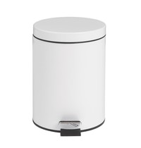 Bolero Pedaalemmer RVS met uitneembare binnenemmer 5L | 28,4(h) x 20,3(d)cm
