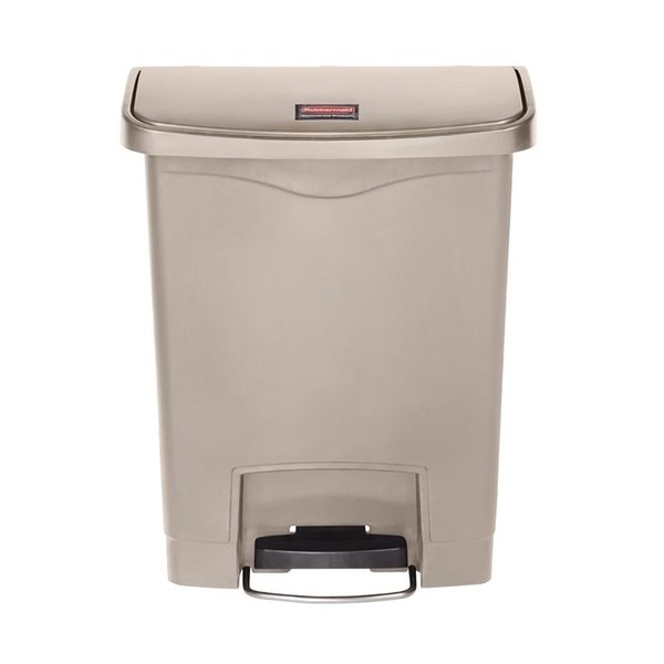 Pedaalemmer | Slim Jim | Kunststof (Beige) | 30L | Klapdeksel | 425x271x536(h)mm