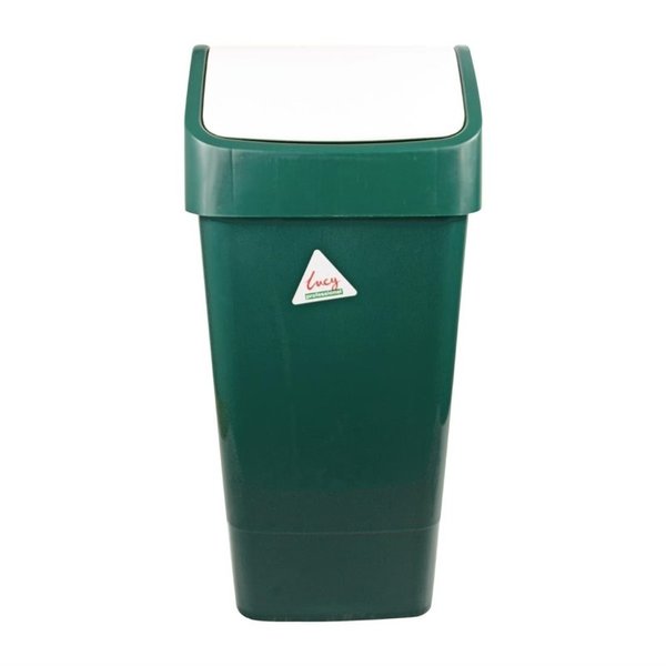 Afvalbak | SYR | Kunststof (Groen) | 50L | Tuimeldeksel | 330x320x710(h)mm