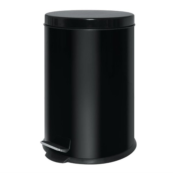 Pedaalemmer | RVS (Zwart) | 20L | Klapdeksel | Ø293x448(h)mm
