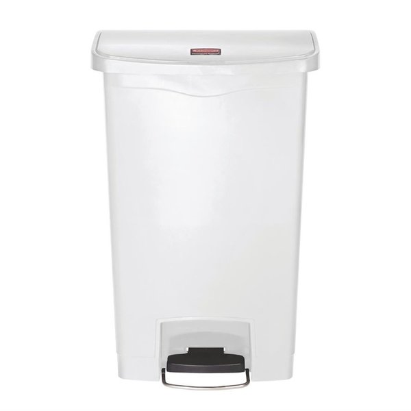 Pedaalemmer | Slim Jim | Kunststof (Wit) | 50L | Klapdeksel | 527x343x720(h)mm