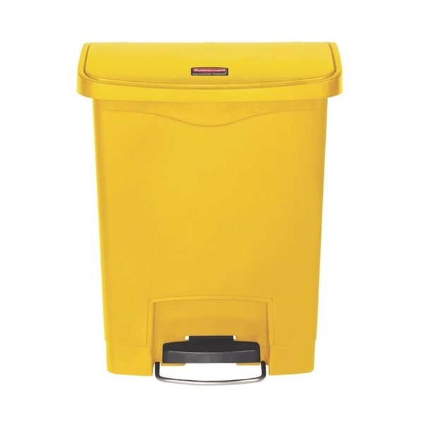 Pedaalemmer | Slim Jim | Kunststof (Geel) | 30L | Klapdeksel | 496x311x565(h)mm